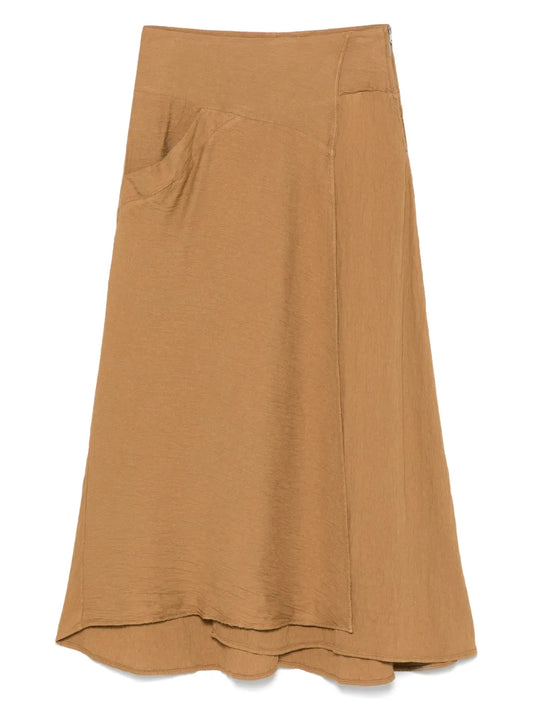Textured Midi Skirt