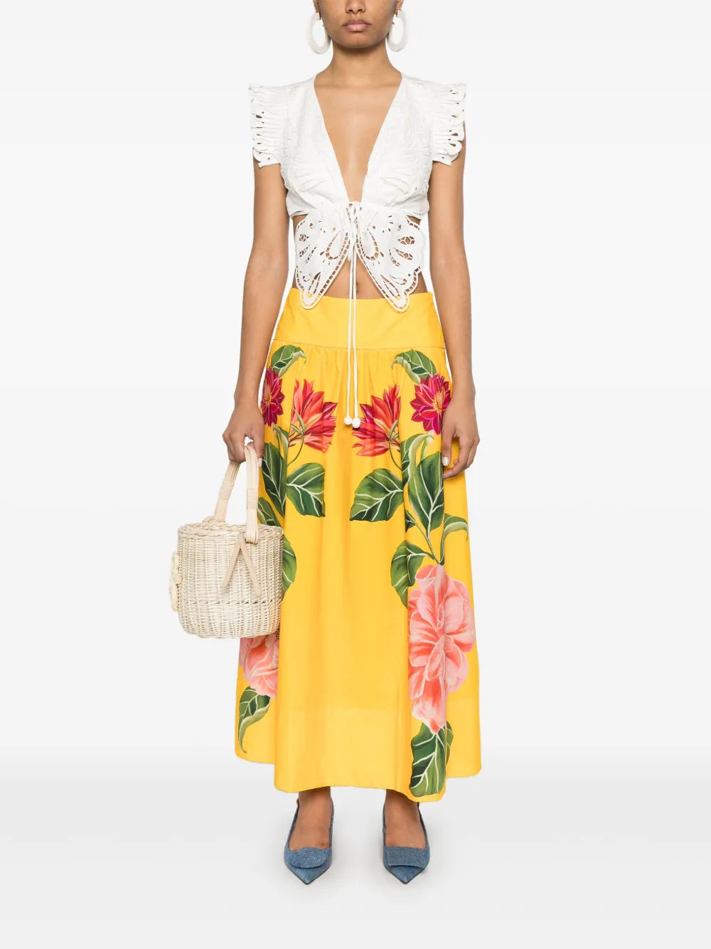 Butterfly Richelieu Blouse