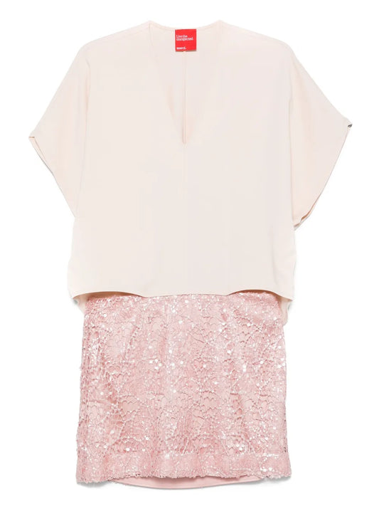 Panelled Mini Dress