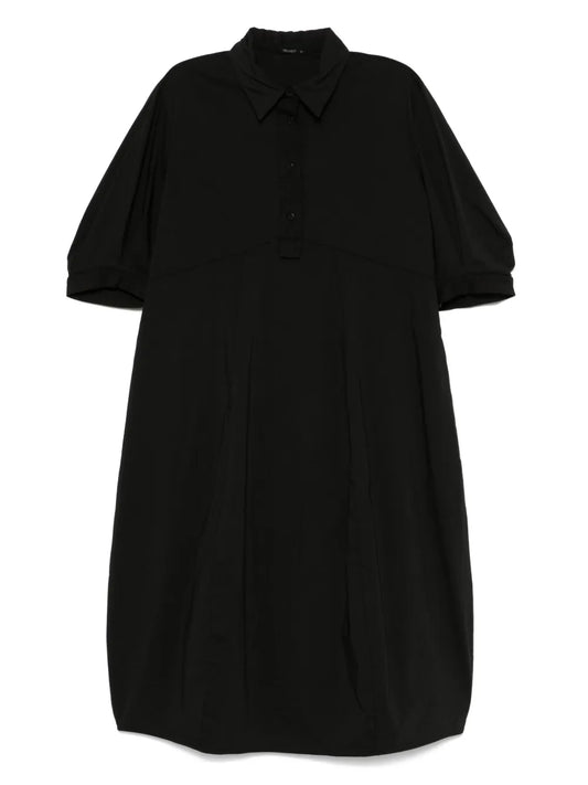 Bombe'-Shaped Midi Dress