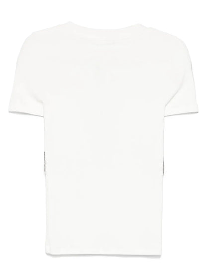 Crochet-Detailed T-Shirt