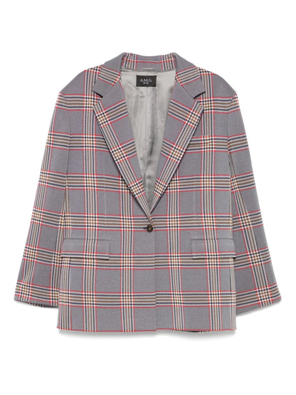 Checked Blazer