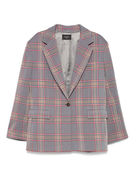 Checked Blazer