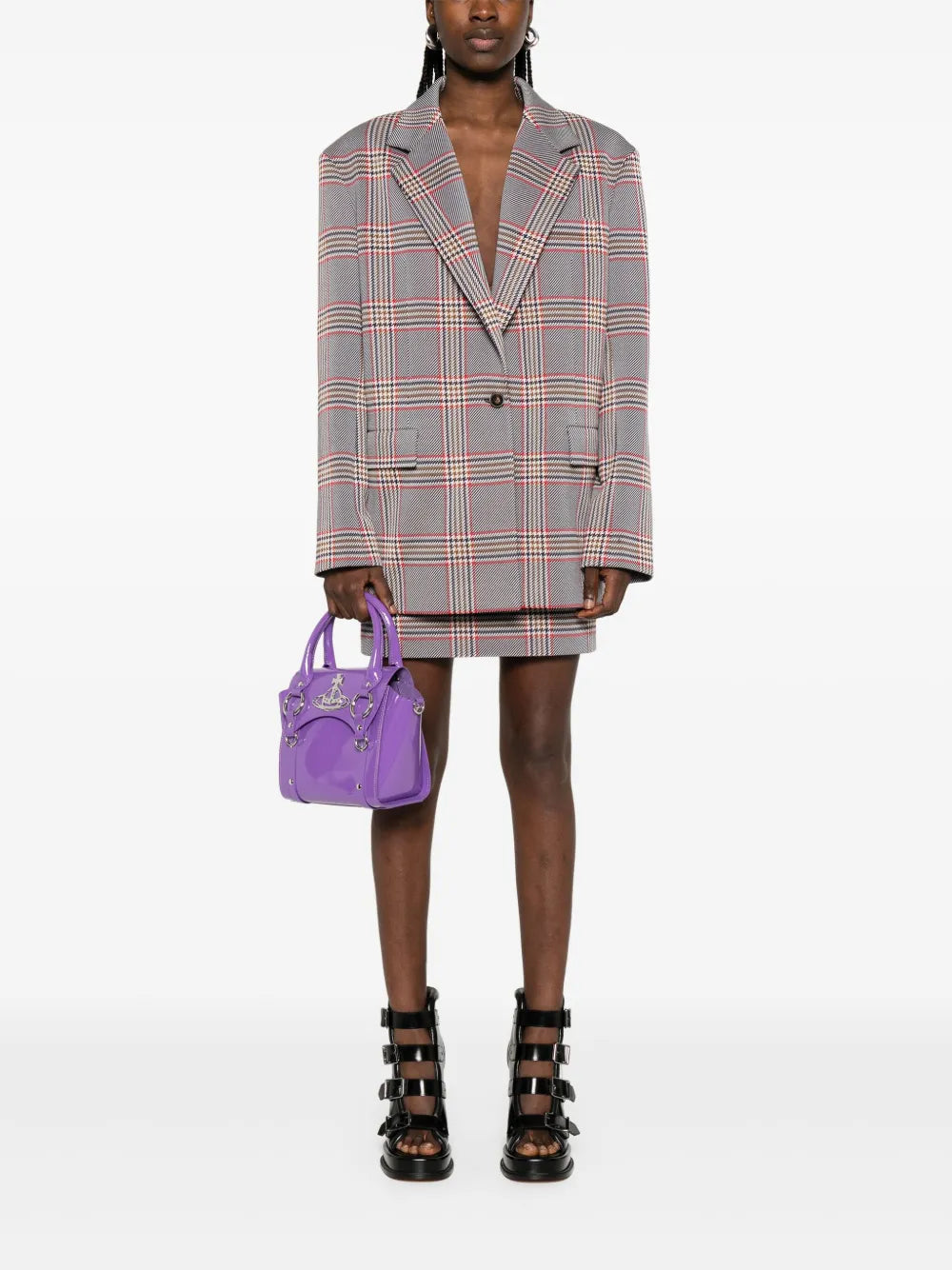 Checked Blazer