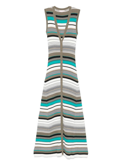 Striped Midi Dress