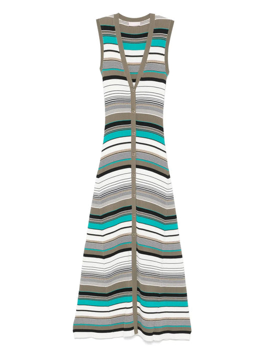 Striped Midi Dress