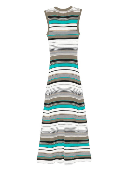 Striped Midi Dress