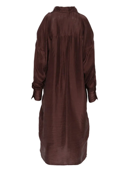 Silk Midi Dress
