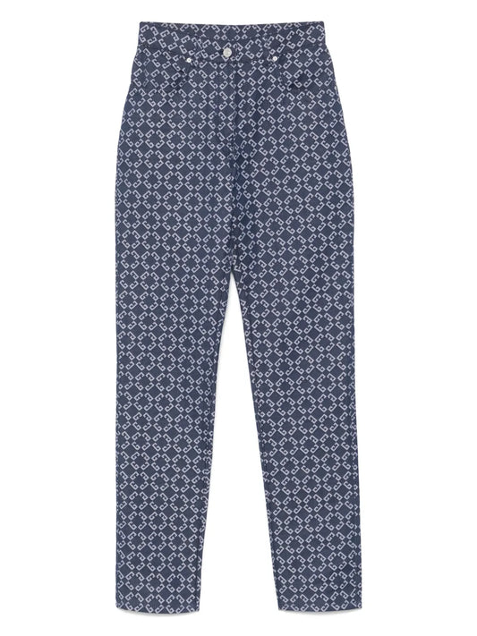 Logo-Jacquard Jeans