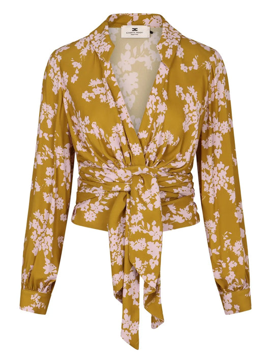 Floral-Print Shirt