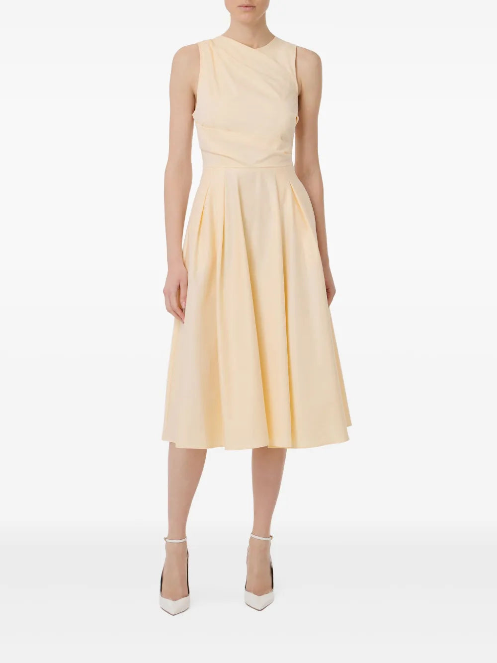 Draped Midi Dress