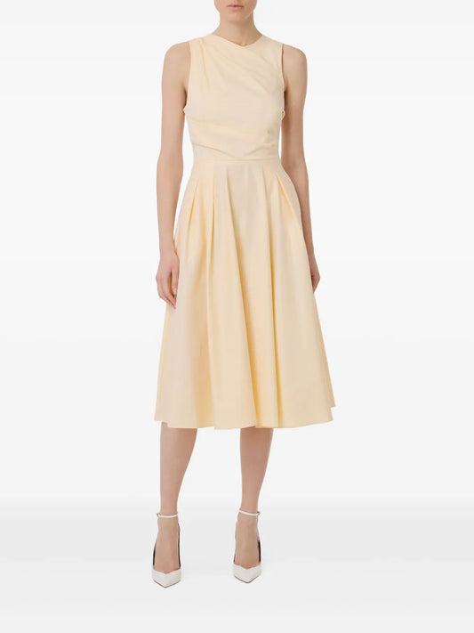 Draped Midi Dress