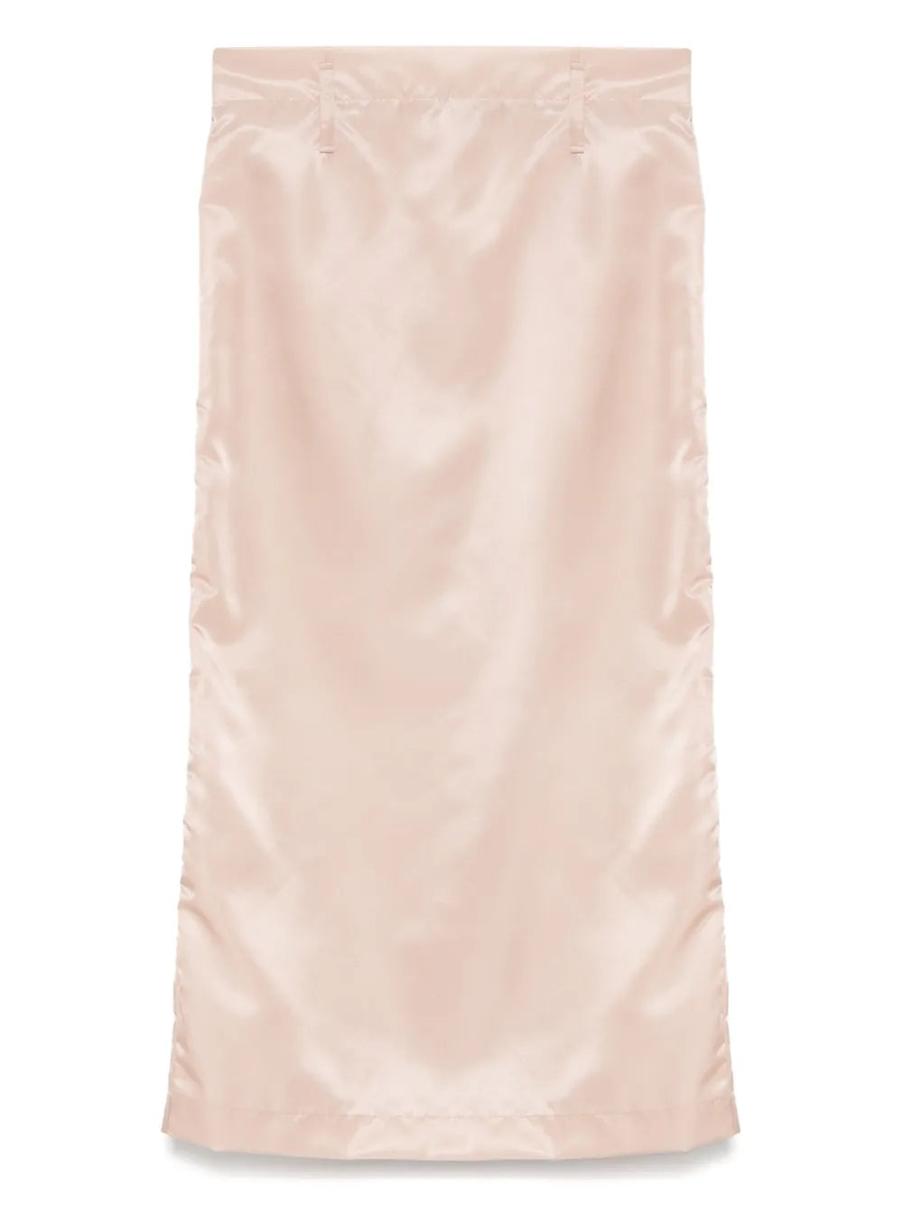 Rear-Slit Midi Skirt