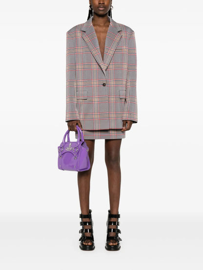 Checked Mini Skirt