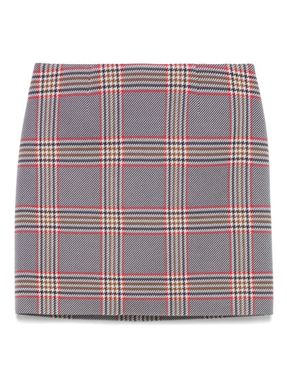 Checked Mini Skirt