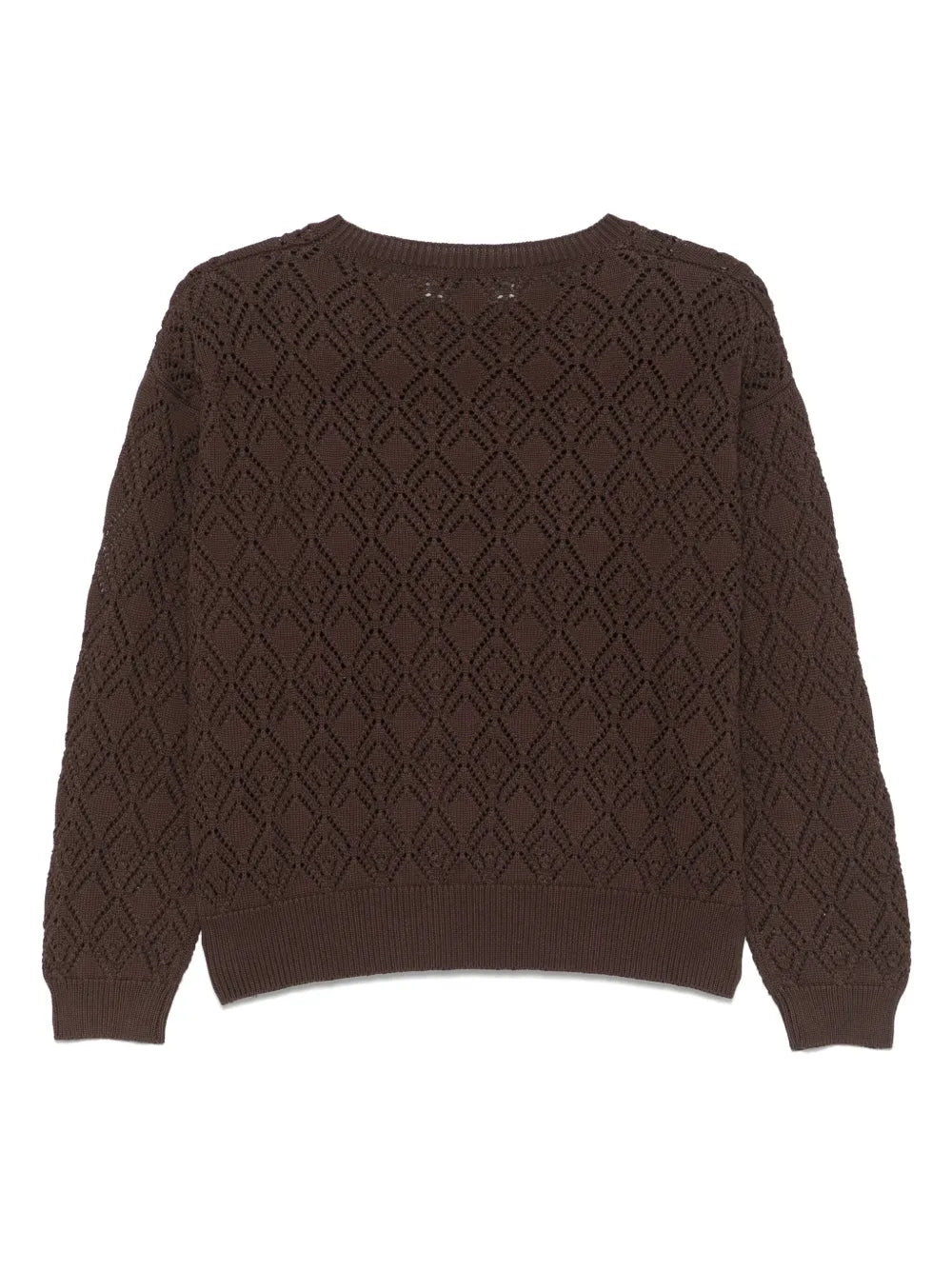 Pointelle-Knit Sweater