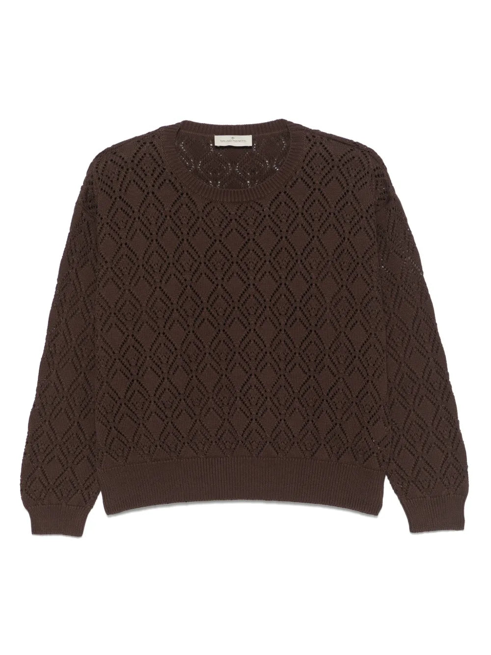 Pointelle-Knit Sweater