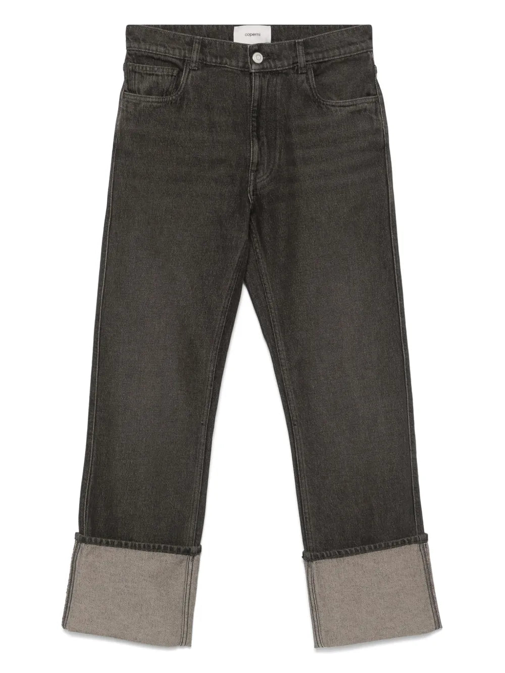 Turn Up-Hem Jeans