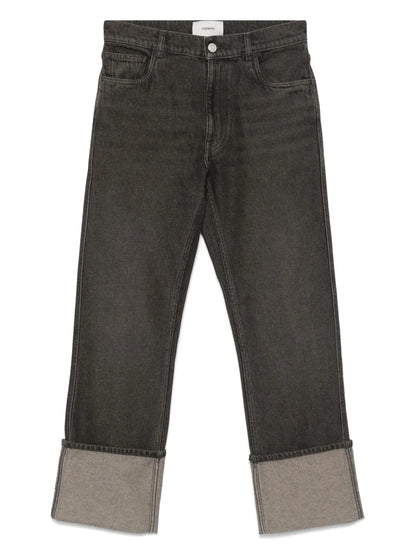Turn Up-Hem Jeans