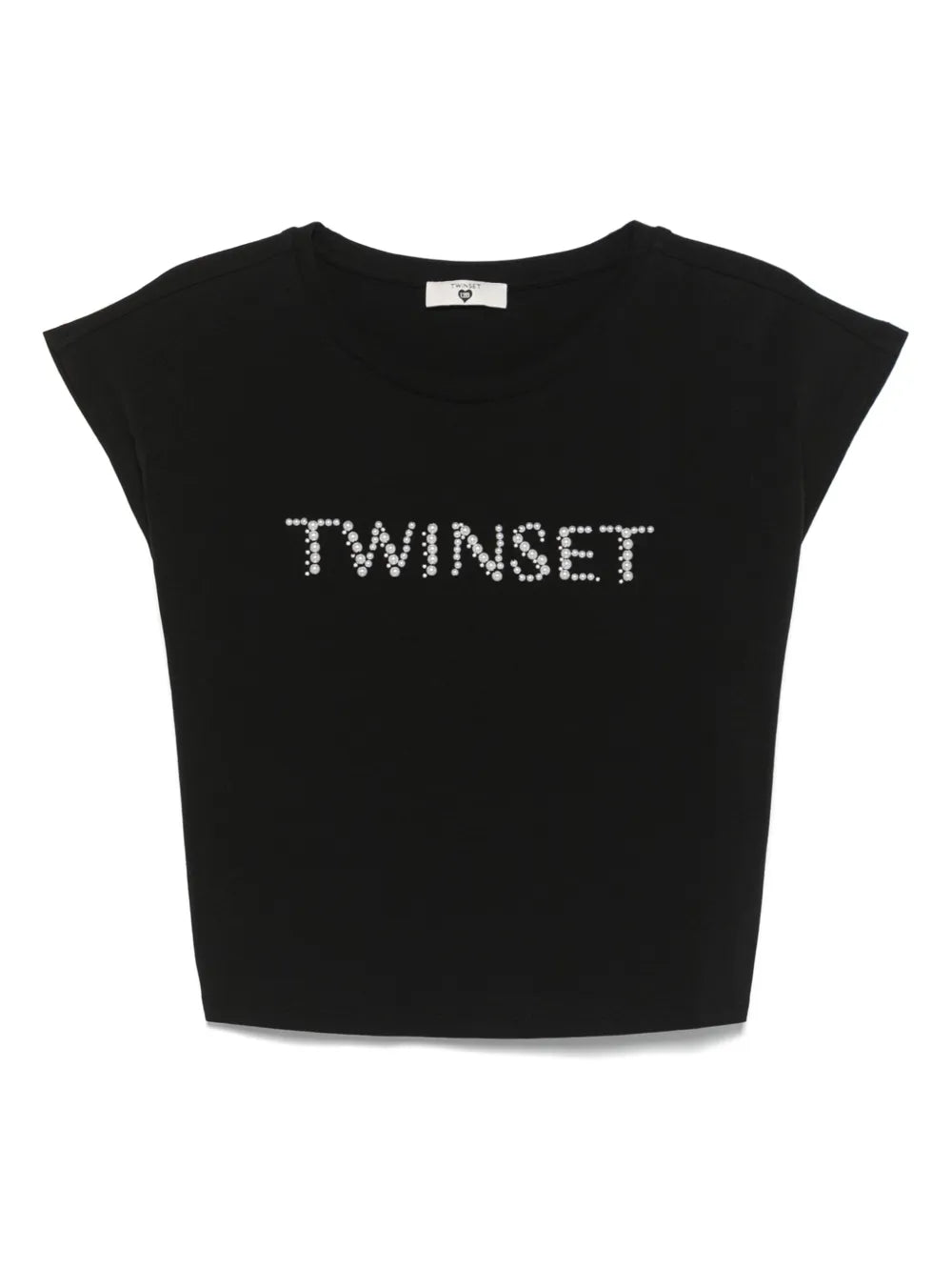 Beaded-Logo T-Shirt