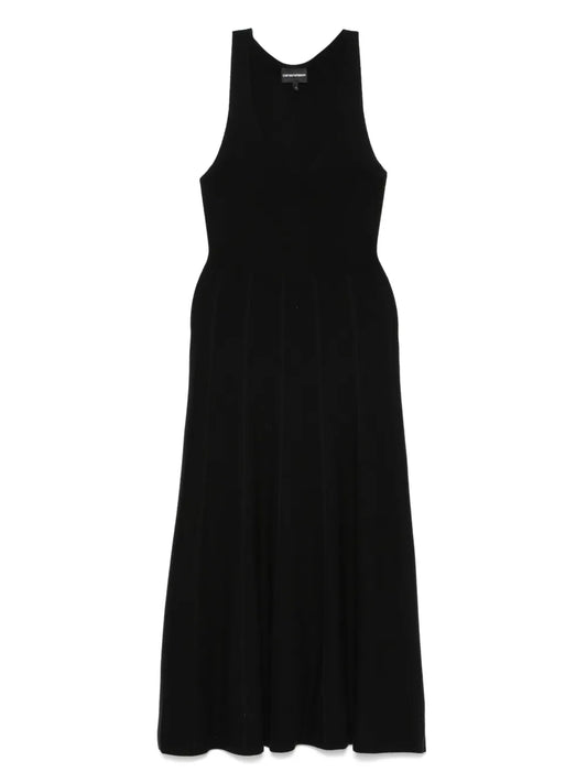 V-Neck Midi Dress