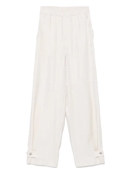 Elasticated-Waist Trousers
