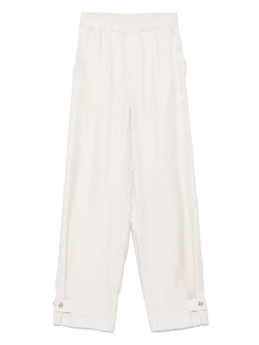 Elasticated-Waist Trousers