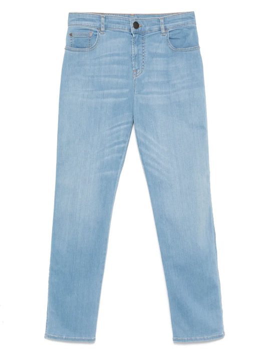 Logo-Patch Jeans