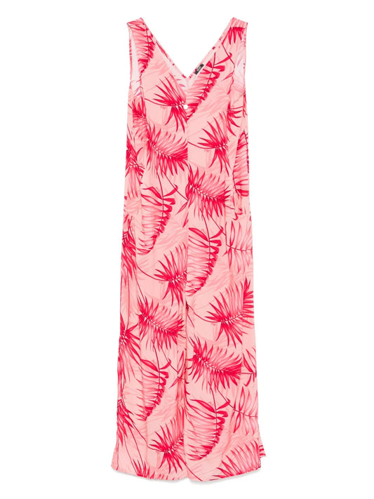 Palm-Print Jumpsuit