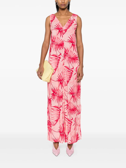 Palm-Print Jumpsuit