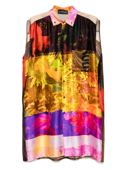 Printed Mini Dress