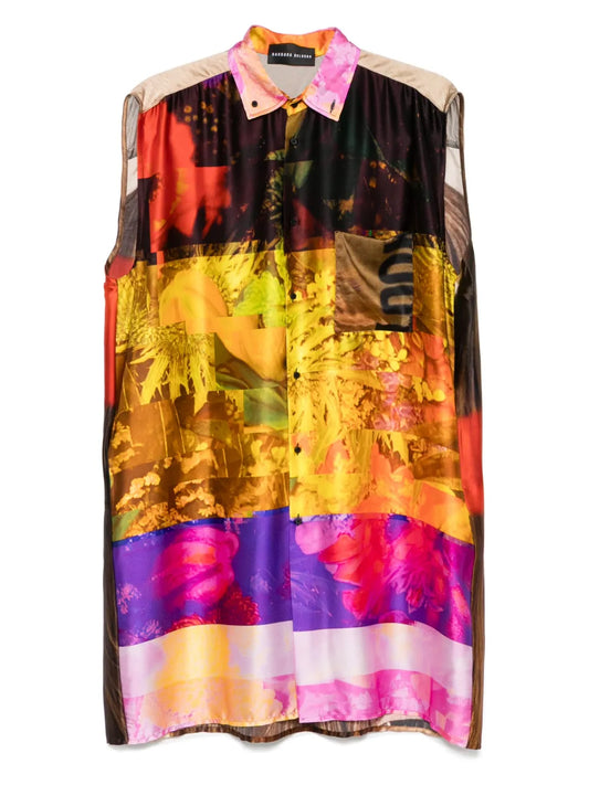 Printed Mini Dress