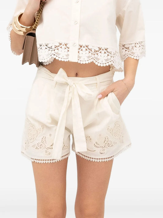 Embroidered Shorts