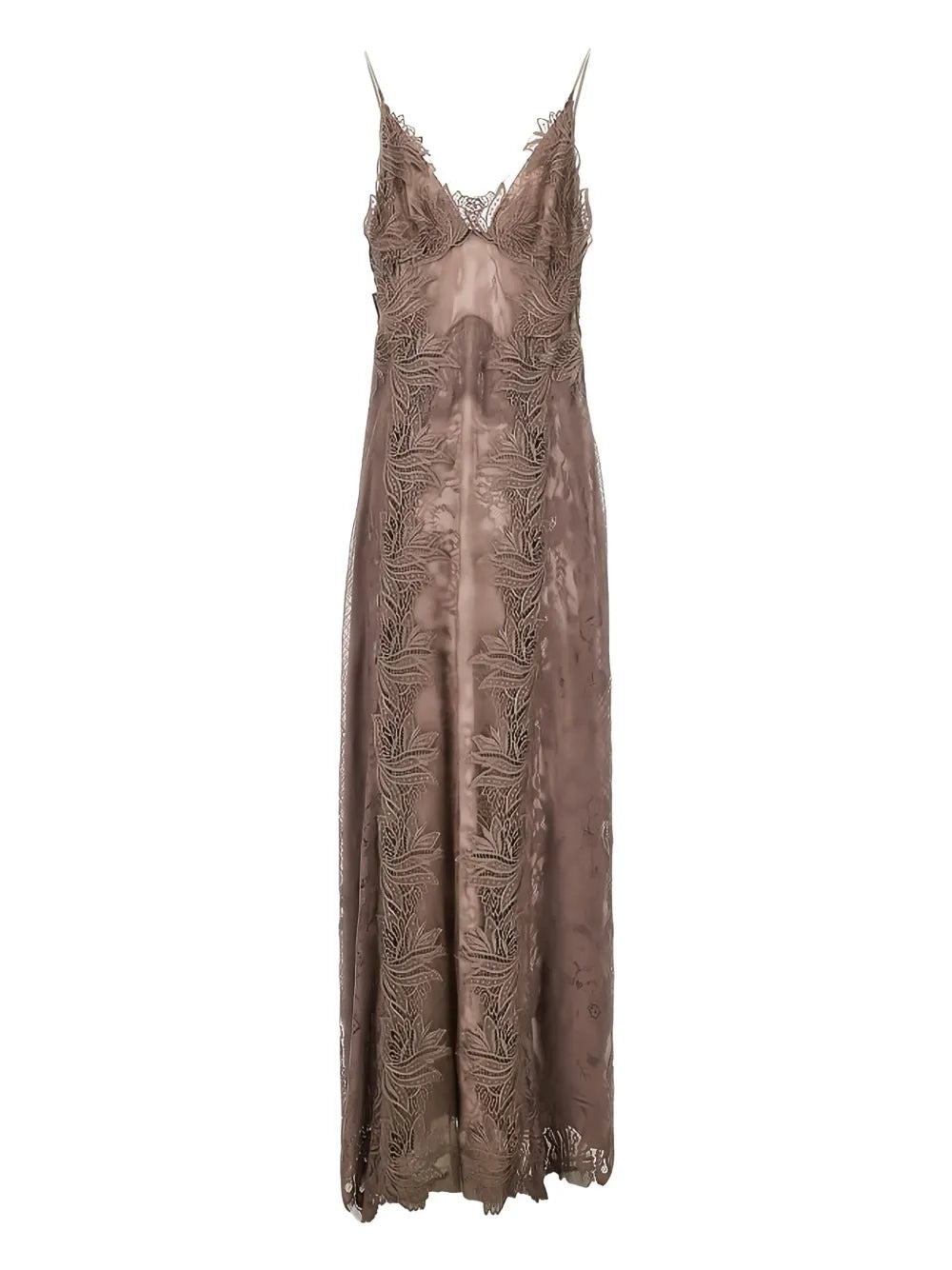 Lace-Embroidered Dress