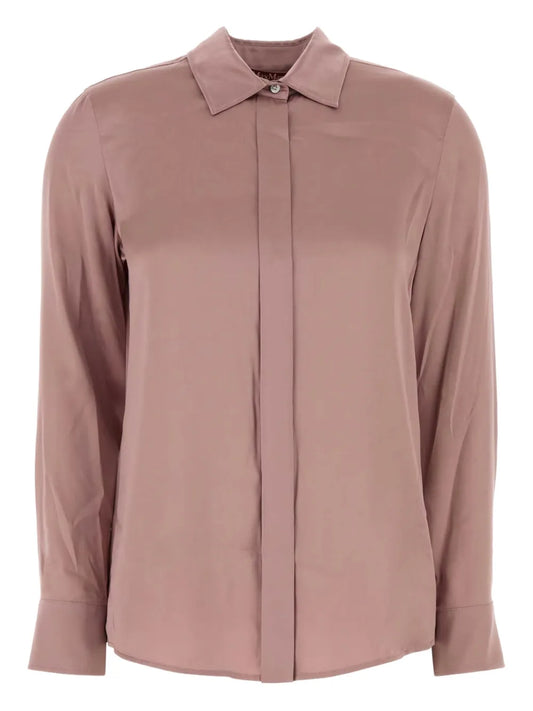Baden Long-Sleeve Silk Shirt