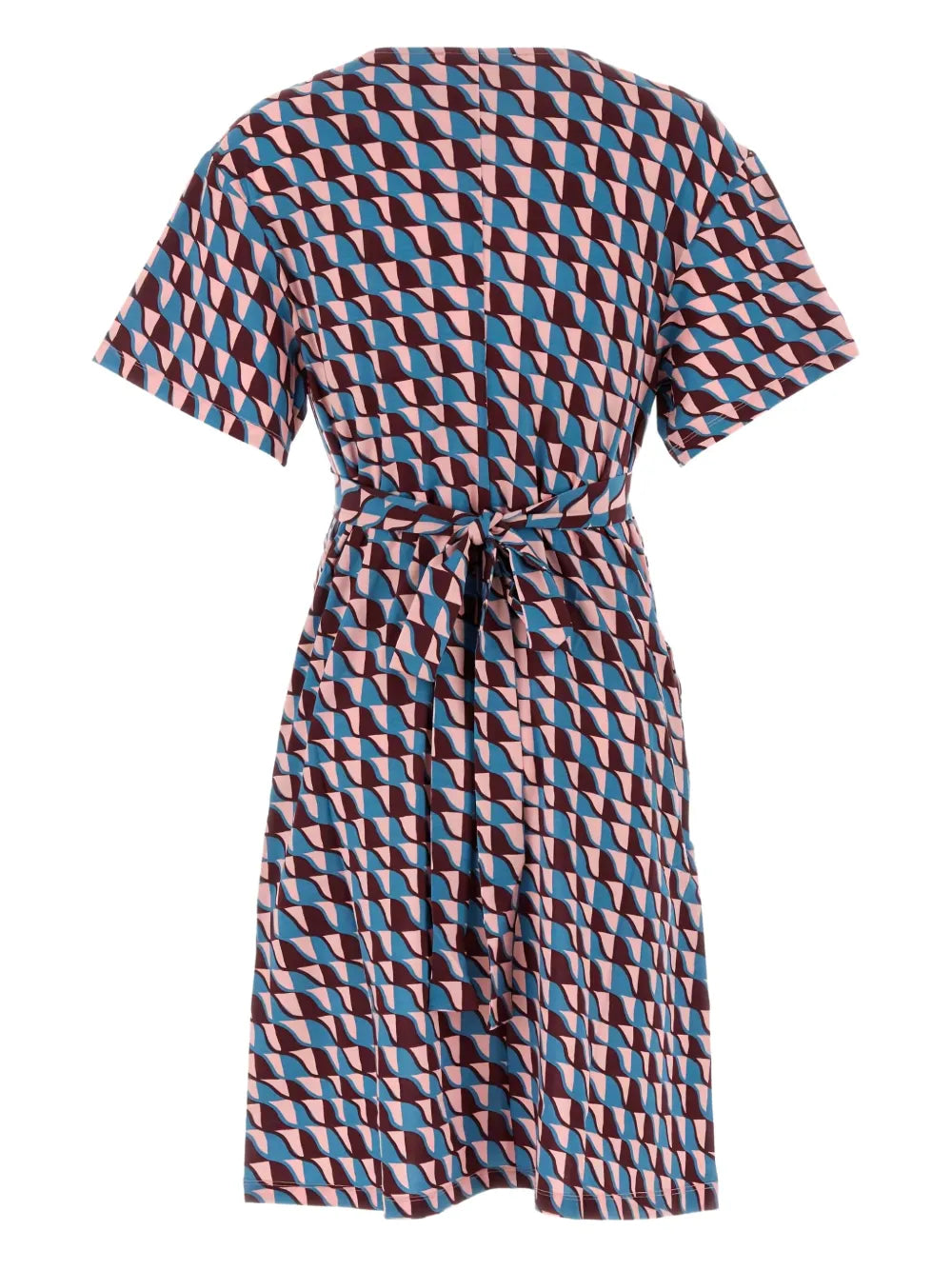 Lucas Geometric-Print Dress