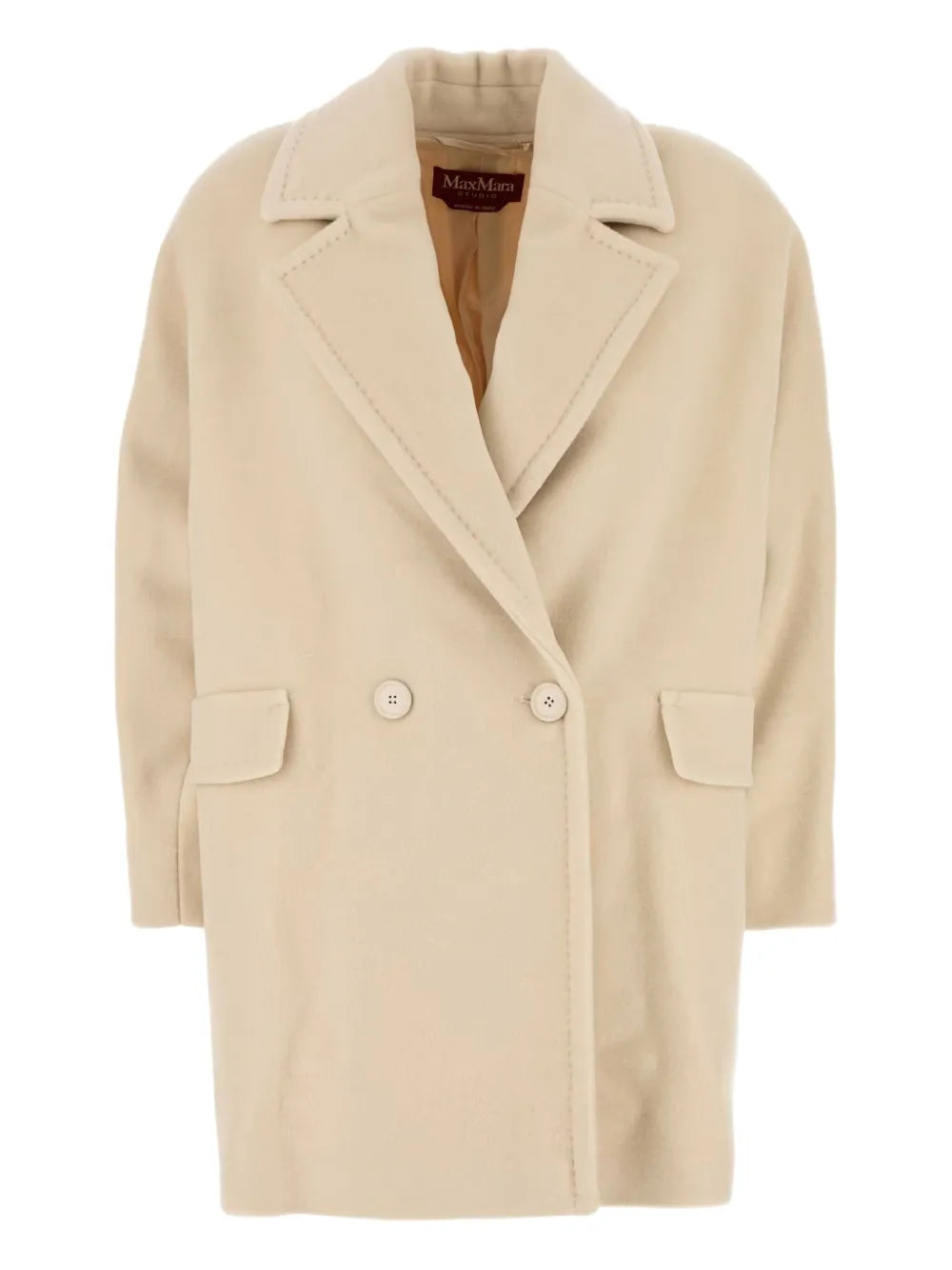 Wool Double-Breasted Coat
