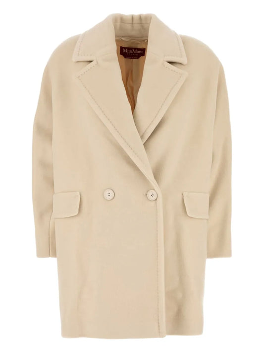 Wool Double-Breasted Coat