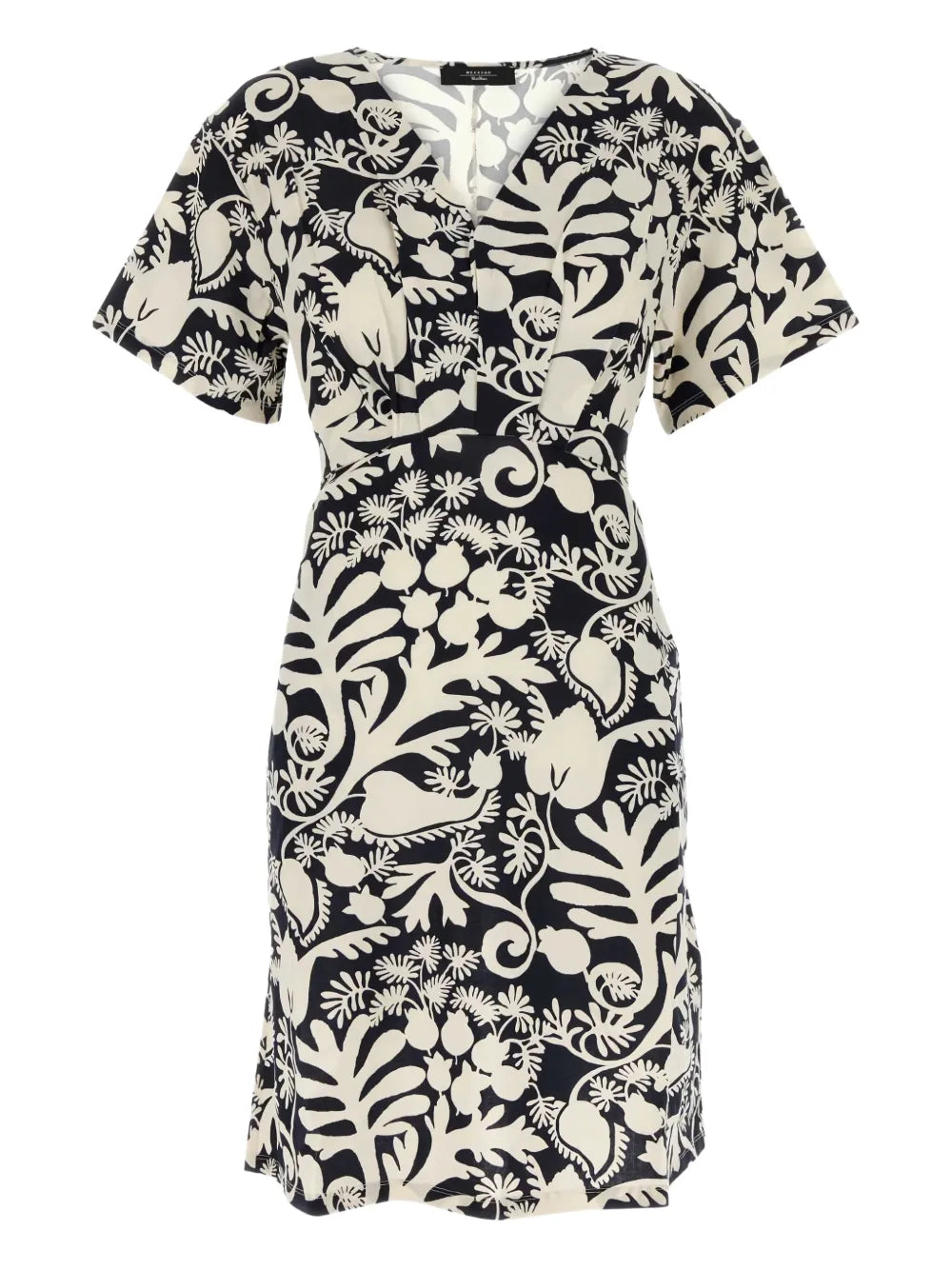 Lucas Leaf-Print Dress