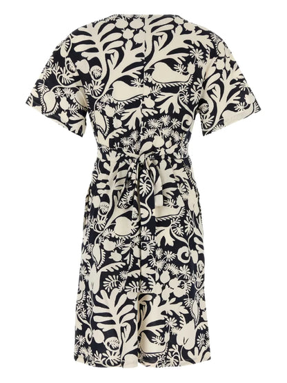 Lucas Leaf-Print Dress