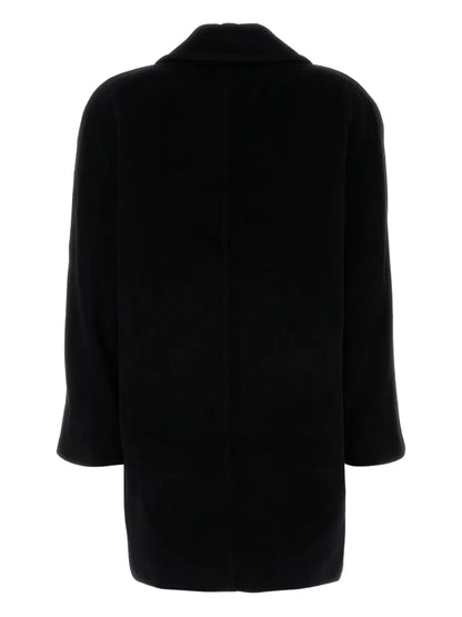 Wool Double-Breasted Coat