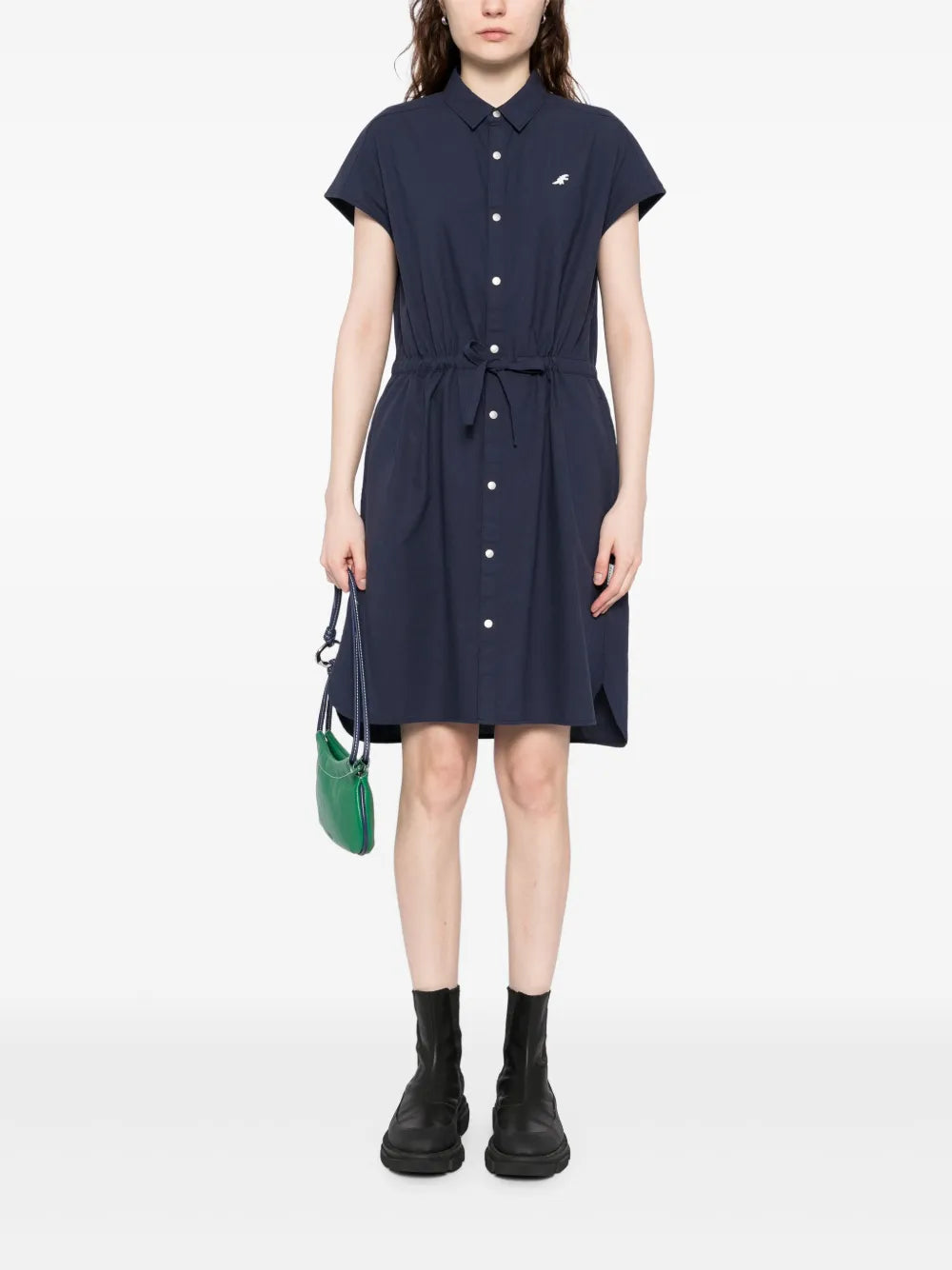 Dino Print Shirt Dress