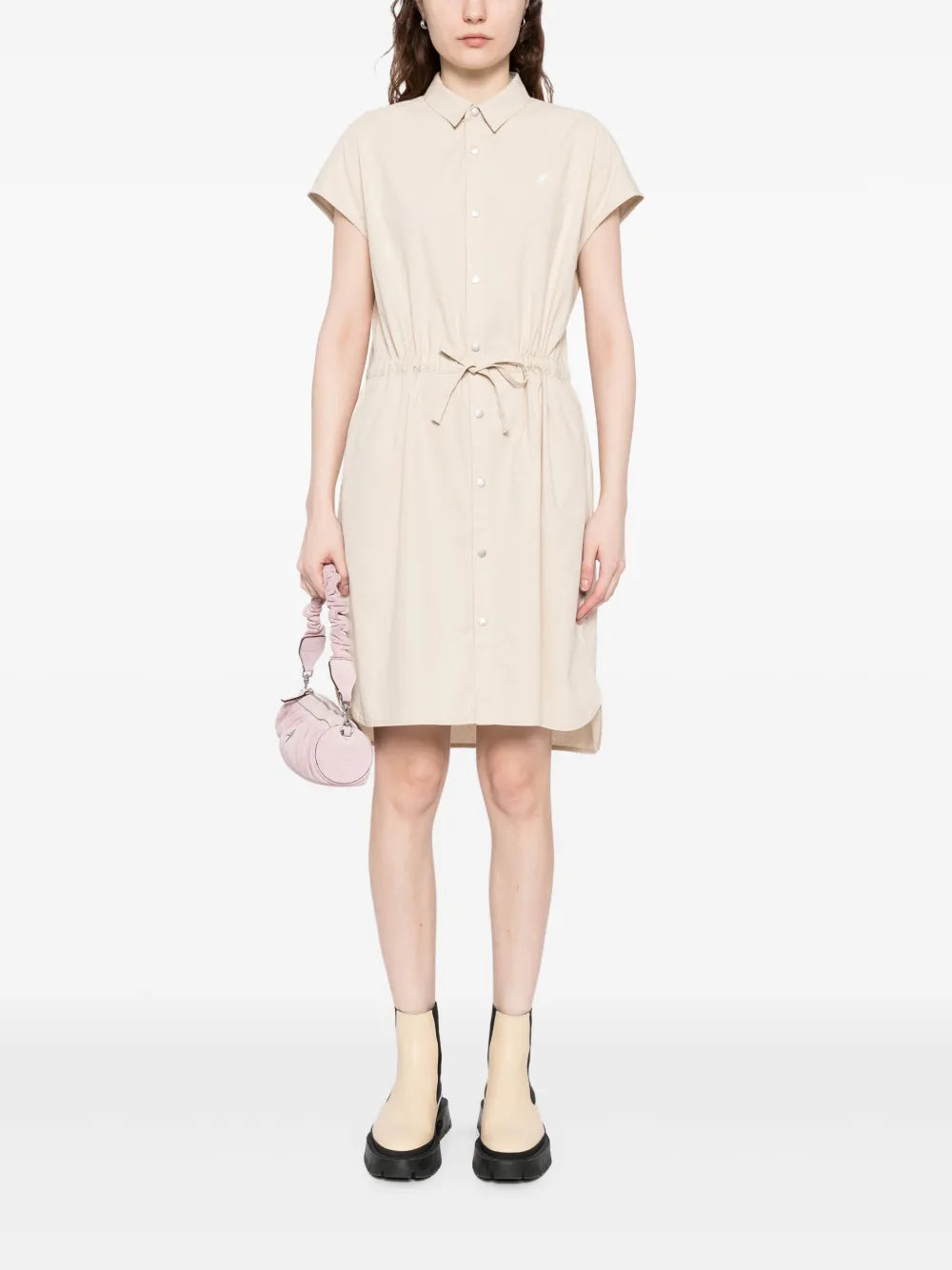 Dino Print Shirt Dress