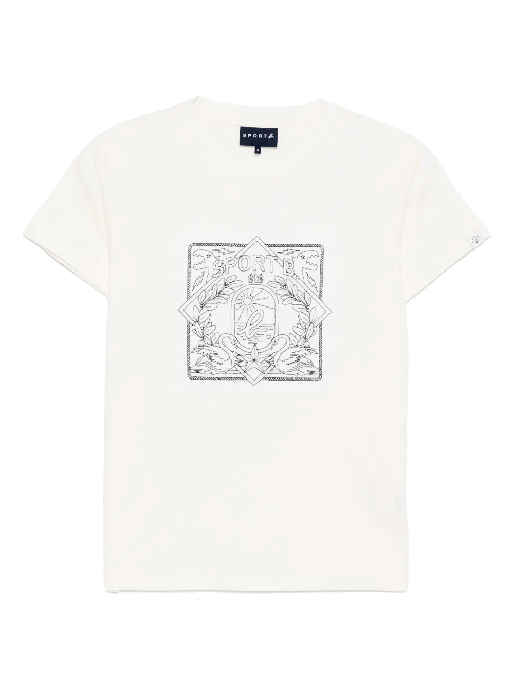 Swan Embroidery T-Shirt