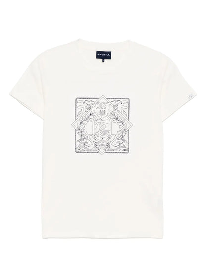 Swan Embroidery T-Shirt