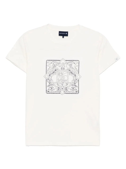 Swan Embroidery T-Shirt