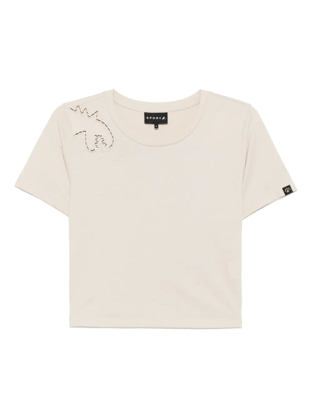 Open Embroidery Dino T-Shirt