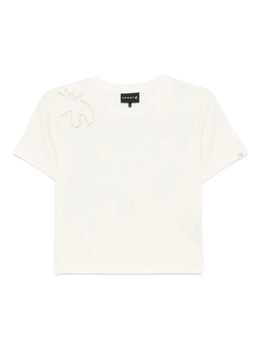 Open Embroidery Dino T-Shirt
