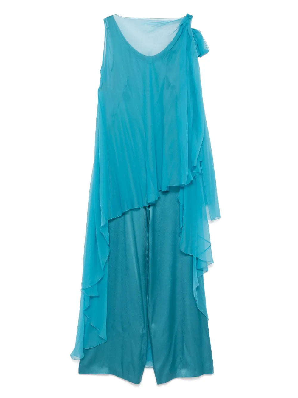 Cape-Detail Jumpsuit