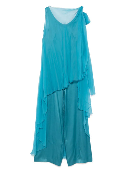 Cape-Detail Jumpsuit